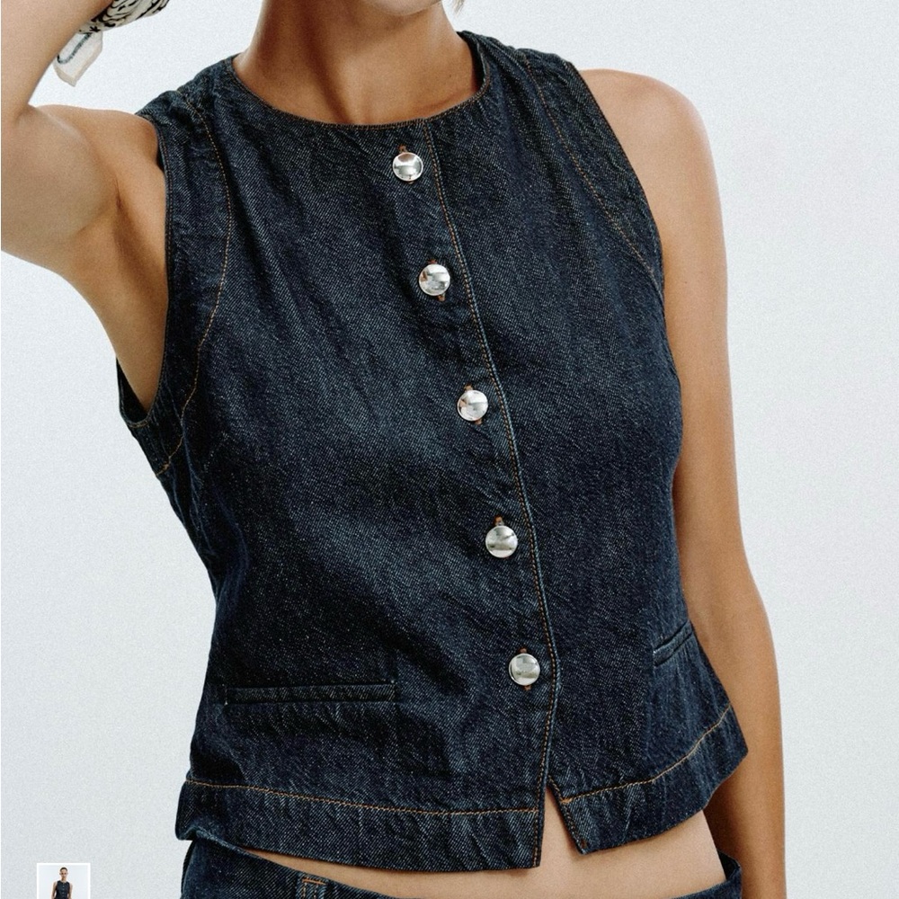 Zara Denim Vest